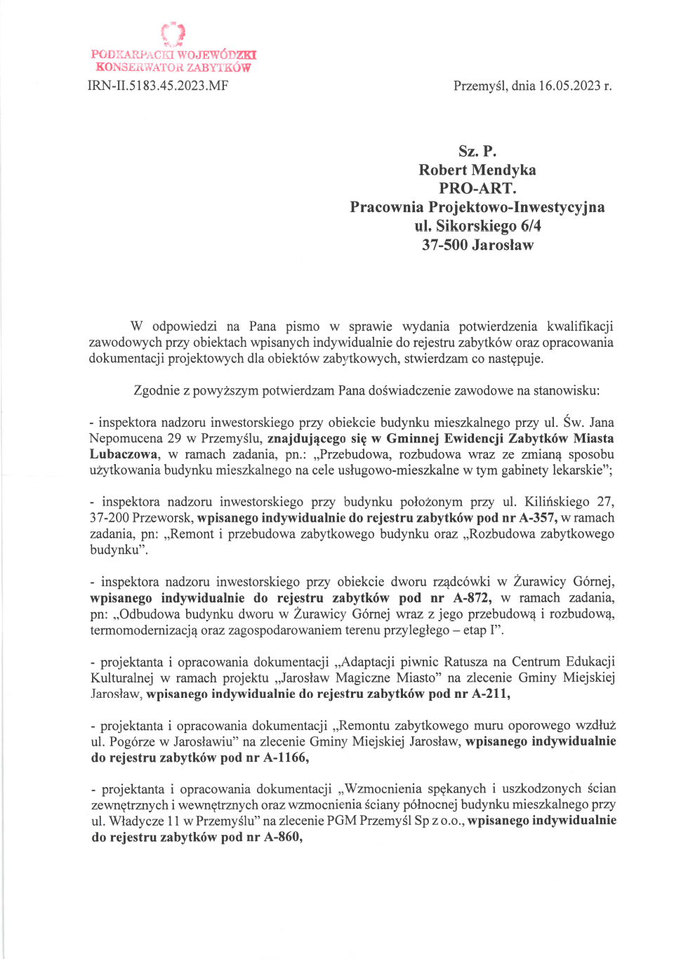Referencja 1